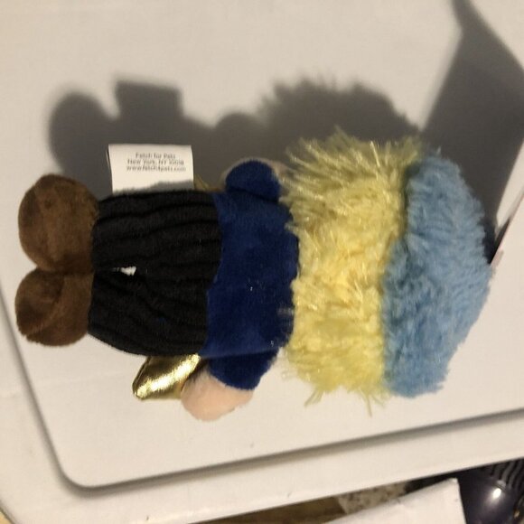 willy wonka the chocolate factory pet toy charlie bucket 6” plush squeaker - Picture 5 of 6